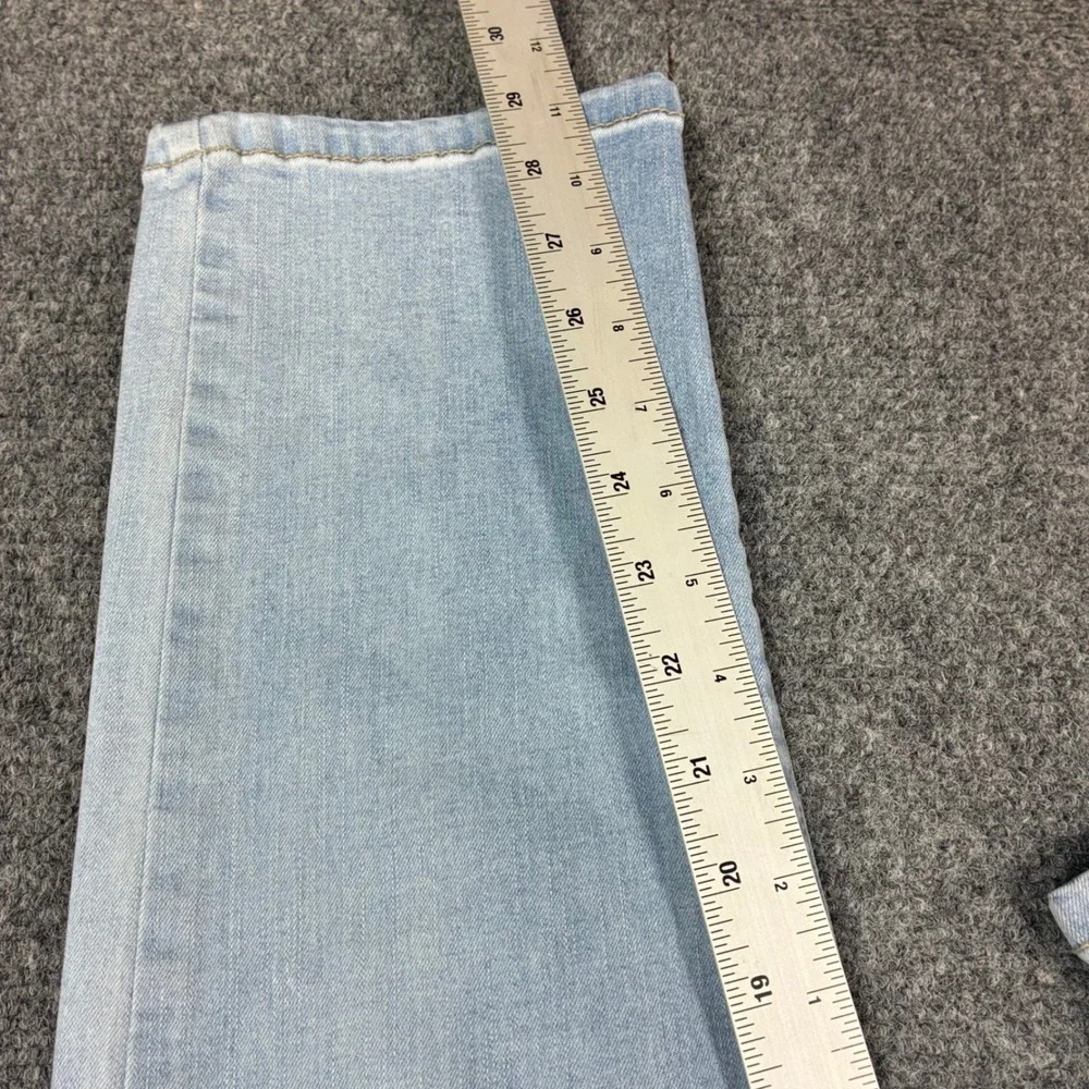 Gloria Vanderbilt Amanda Pull On Jeans‎ Womens 16W Light Wash Tapered High Rise
